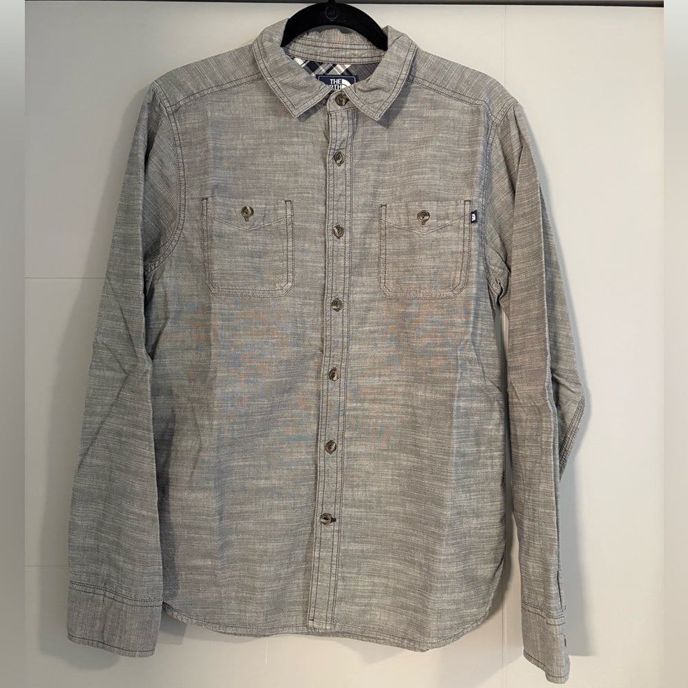 The North Face Gray Men’s Button Up